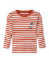 NAME IT Tricou bleumarin / portocaliu homar / alb - Pled.ro