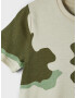 NAME IT Tricou 'DENSEL' maro deschis / oliv / verde pastel - Pled.ro