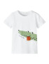 NAME IT Tricou 'FASIO' bleumarin / verde pastel / portocaliu / alb - Pled.ro