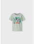 NAME IT Tricou 'Herry' bleumarin / albastru deschis / oliv / verde pastel / alb coajă de ou - Pled.ro