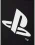 NAME IT Tricou 'Play Station' negru / alb - Pled.ro