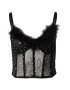 Nasty Gal Corsete negru / argintiu - Pled.ro