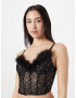 Nasty Gal Corsete negru / argintiu - Pled.ro