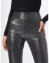 Nasty Gal Pantaloni negru / argintiu - Pled.ro