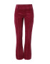 Nasty Gal Pantaloni roșu burgundy - Pled.ro