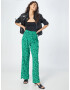 Nasty Gal Pantaloni verde pin / verde iarbă / alb - Pled.ro