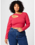 Nasty Gal Plus Tricou roz pitaya - Pled.ro