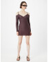 Nasty Gal Rochie ciocolatiu - Pled.ro