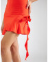 Nasty Gal Rochie de cocktail roșu orange - Pled.ro