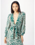 Nasty Gal Rochie ecru / verde - Pled.ro