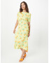 Nasty Gal Rochie galben / galben auriu / verde / verde pastel - Pled.ro