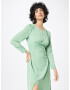 Nasty Gal Rochie verde mentă / alb - Pled.ro