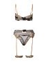 Nasty Gal Seturi de lenjerie 'Celestial Star' auriu / negru - Pled.ro