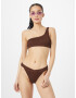 Nasty Gal Slip costum de baie ciocolatiu - Pled.ro