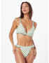 Nasty Gal Slip costum de baie verde pastel / alb - Pled.ro