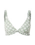 Nasty Gal Sutien costum de baie verde pastel / alb - Pled.ro