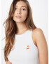 Nasty Gal Top alb - Pled.ro