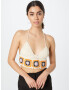 Nasty Gal Top brodat crem / mai multe culori - Pled.ro