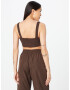 Nasty Gal Top ciocolatiu - Pled.ro