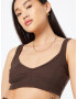 Nasty Gal Top ciocolatiu - Pled.ro