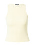 Nasty Gal Top galben deschis - Pled.ro