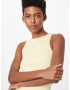 Nasty Gal Top galben deschis - Pled.ro