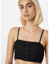 Nasty Gal Top negru - Pled.ro