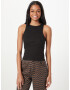 Nasty Gal Top negru - Pled.ro