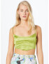 Nasty Gal Top verde limetă - Pled.ro