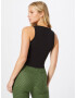 Nasty Gal Top verde / mov orhidee / negru / alb - Pled.ro