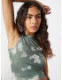 Nasty Gal Top verde smarald / alb - Pled.ro