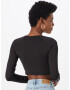 Nasty Gal Tricou negru - Pled.ro