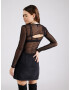 Nasty Gal Tricou negru - Pled.ro