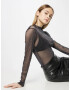 Nasty Gal Tricou negru - Pled.ro