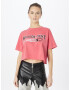 Nasty Gal Tricou rosé / negru / alb - Pled.ro