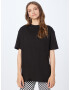 Nasty Gal Tricou supradimensional negru - Pled.ro