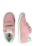 NATURINO Sneaker 'Sammy' verde pastel / roz / roz pastel / alb - Pled.ro