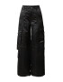 NEON & NYLON Pantaloni cu buzunare 'IZZY' negru - Pled.ro