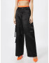 NEON & NYLON Pantaloni cu buzunare 'IZZY' negru - Pled.ro