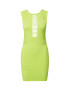 NEON & NYLON Rochie 'SADIE' verde stuf - Pled.ro