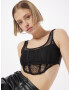 NEON & NYLON Top 'GIANNA' negru - Pled.ro