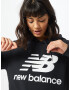 new balance Bluză de molton negru / alb - Pled.ro