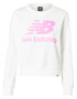 new balance Bluză de molton roz deschis / alb - Pled.ro