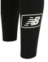 new balance Leggings negru / alb murdar - Pled.ro