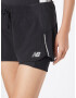 new balance Pantaloni sport negru / alb - Pled.ro