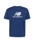 new balance Tricou bleumarin / alb - Pled.ro