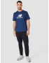 new balance Tricou bleumarin / alb - Pled.ro