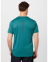 new balance Tricou funcțional gri / verde petrol / alb - Pled.ro