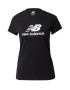 new balance Tricou negru / alb - Pled.ro