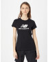 new balance Tricou negru / alb - Pled.ro